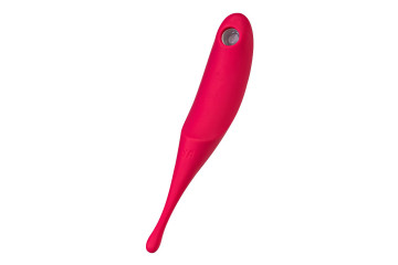 Красный вакуум-волновой стимулятор клитора Satisfyer Twirling Pro