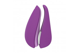 Фиолетовый бесконтактный клиторальный стимулятор Womanizer Liberty 2