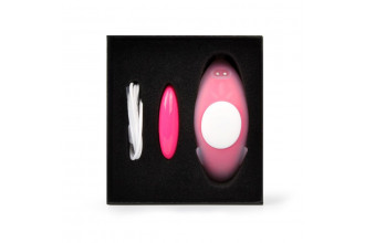 Розовый вибростимулятор Panty Vibrator для ношения в трусиках