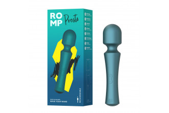 Зеленый wand-вибратор Romp Presto - 20 см.