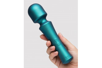 Зеленый wand-вибратор Romp Presto - 20 см.