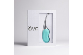 Бирюзовый клиторальный вибростимулятор Youvic