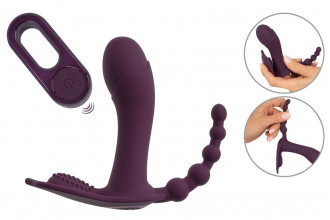 Фиолетовый вибратор для ношения в трусиках ARIVA RC Panty Vibrator Фиолетовый вибратор для ношения в трусиках ARIVA RC Panty Vibrator