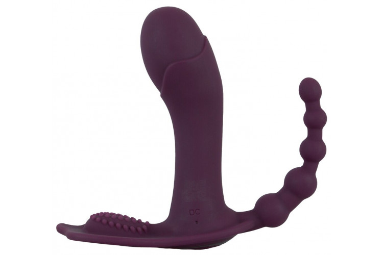 Фиолетовый вибратор для ношения в трусиках ARIVA RC Panty Vibrator Фиолетовый вибратор для ношения в трусиках ARIVA RC Panty Vibrator