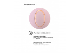 Розовый клиторальный вакуум-волновой массажер Irresistible Seductive