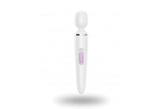 Белый вибратор Satisfyer Wand-er Woman