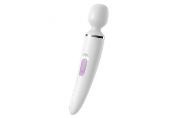 Белый вибратор Satisfyer Wand-er Woman