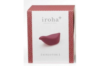 Бордовый клиторальный стимулятор IROHA TORI