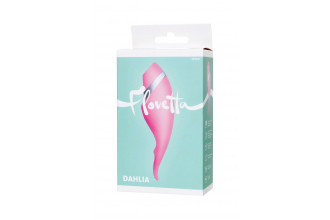 Розовый многофункциональный стимулятор Dahlia - 14 см.