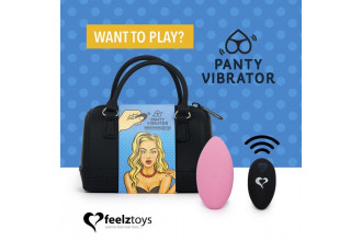 Розовый вибромассажер в трусики с пультом ДУ Panty Vibe Remote Controlled Vibrator