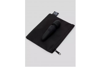 Черный мини-wand Sensation Rechargeable Mini Wand Vibrator - 10,1 см.