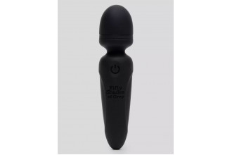 Черный мини-wand Sensation Rechargeable Mini Wand Vibrator - 10,1 см.