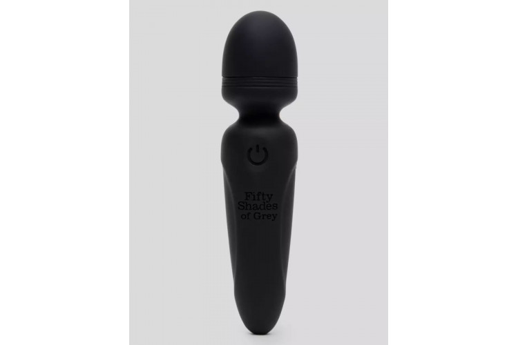 Черный мини-wand Sensation Rechargeable Mini Wand Vibrator - 10,1 см.