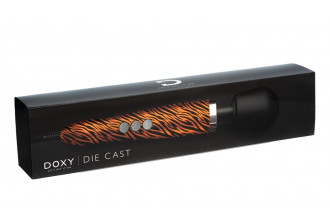 Жезловый вибратор Doxy Die Cast с тигровым принтом