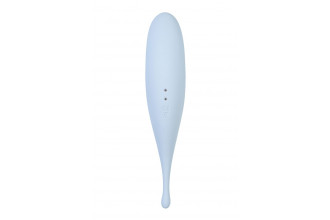 Голубой вакуум-волновой стимулятор клитора Satisfyer Twirling Pro