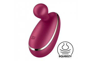 Малиновый мини-вибратор Spot On 1