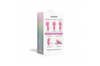Розовый мини-wand вибратор Itsy Bitsy Mini Wand Vibrator