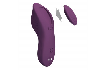 Фиолетовый вибратор в трусики Mane с управлением через приложение