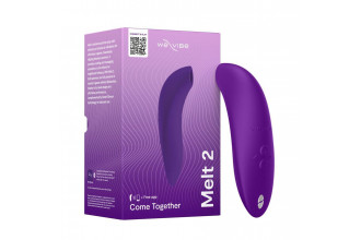 Фиолетовый бесконтактный клиторальный стимулятор We-Vibe Melt 2