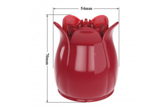 Красная насадка для wand-массажера