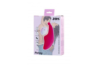 Розовый клиторальный вибратор в трусики Pansy