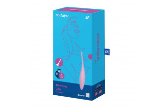 Нежно-розовый точечный стимулятор Twirling Joy