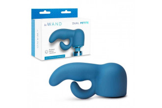 Синяя насадка Dual для вибратора Le Wand Petite