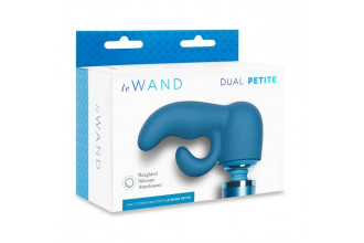Синяя насадка Dual для вибратора Le Wand Petite