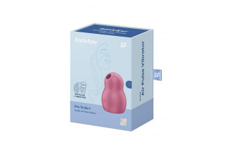 Малиновый вакуумный стимулятор клитора Satisfyer Pro To Go 1