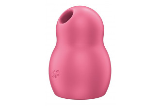 Малиновый вакуумный стимулятор клитора Satisfyer Pro To Go 1