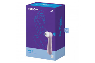 Сиреневый вакуум-волновой клиторальный стимулятор Satisfyer Pro 2