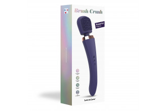 Темно-синий вибромассажёр Brush Crush