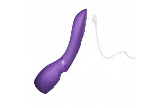 Фиолетовый жезловый вибратор We-Vibe Wand 2 - 27,3 см.