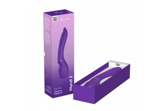 Фиолетовый жезловый вибратор We-Vibe Wand 2 - 27,3 см.
