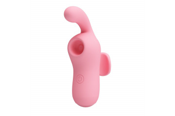 Розовый клиторальный стимулятор Magic Fairy