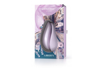 Сиреневый бесконтактный клиторальный стимулятор Womanizer Liberty
