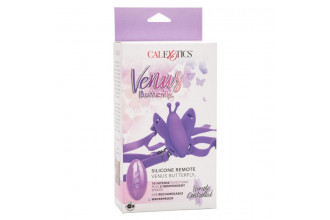 Фиолетовая вибробабочка на ремешках Silicone Remote Venus Butterfly