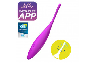 Ярко-розовый точечный стимулятор Twirling Joy