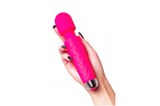 Розовый жезловый вибратор Peony - 20,5 см.