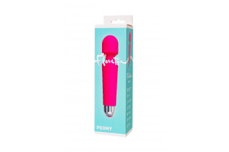Розовый жезловый вибратор Peony - 20,5 см.