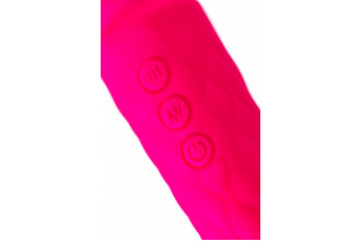 Розовый жезловый вибратор Peony - 20,5 см.