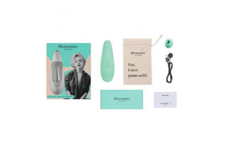 Мятный бесконтактный клиторальный стимулятор Womanizer Marilyn Monroe Special Edition