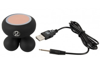 Черный мини-массажер с подогревом Cupa Warming Черный мини-массажер с подогревом Cupa Warming