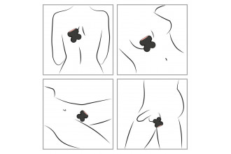 Черный мини-массажер с подогревом Cupa Warming Черный мини-массажер с подогревом Cupa Warming