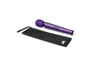 Фиолетовый вибратор Le Wand Rechargeable Vibrating Massager - 34 см.