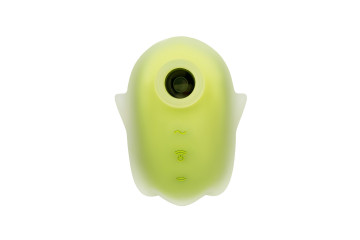 Желтый люминесцентный вакуум-волновой стимулятор клитора Glowing Ghost