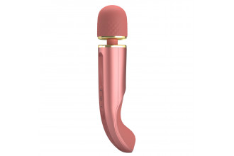 Персиковый жезловый вибратор Power Wand - 29 см.