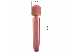 Персиковый жезловый вибратор Power Wand - 29 см.