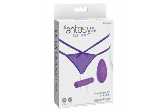 Трусики с вибропулей Cheeky Panty Thrill-Her