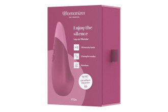 Розовый клиторальный вибратор Womanizer Vibe